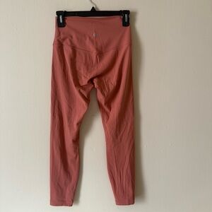 Lululemon Align Pant II Leggings Size 6 Rustic Coral